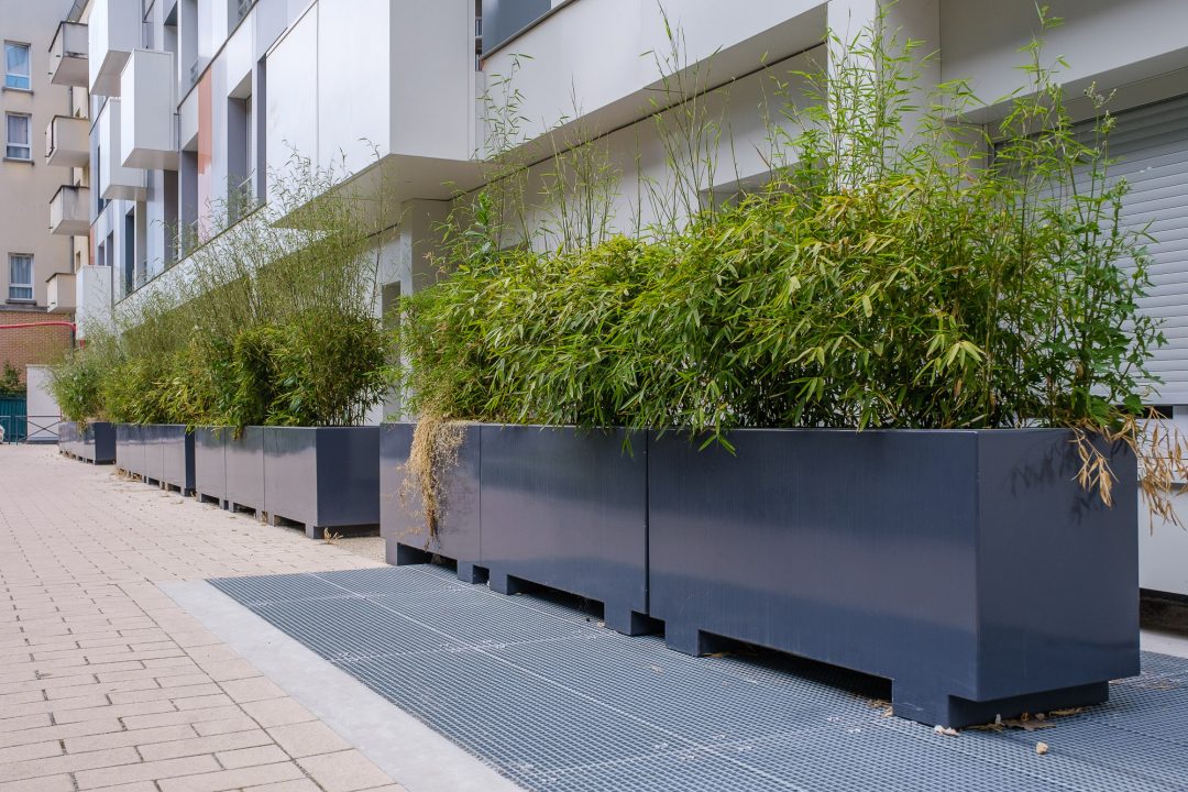 Jardinières métalliques sur mesure