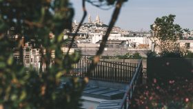 batiment avec vue et plantes