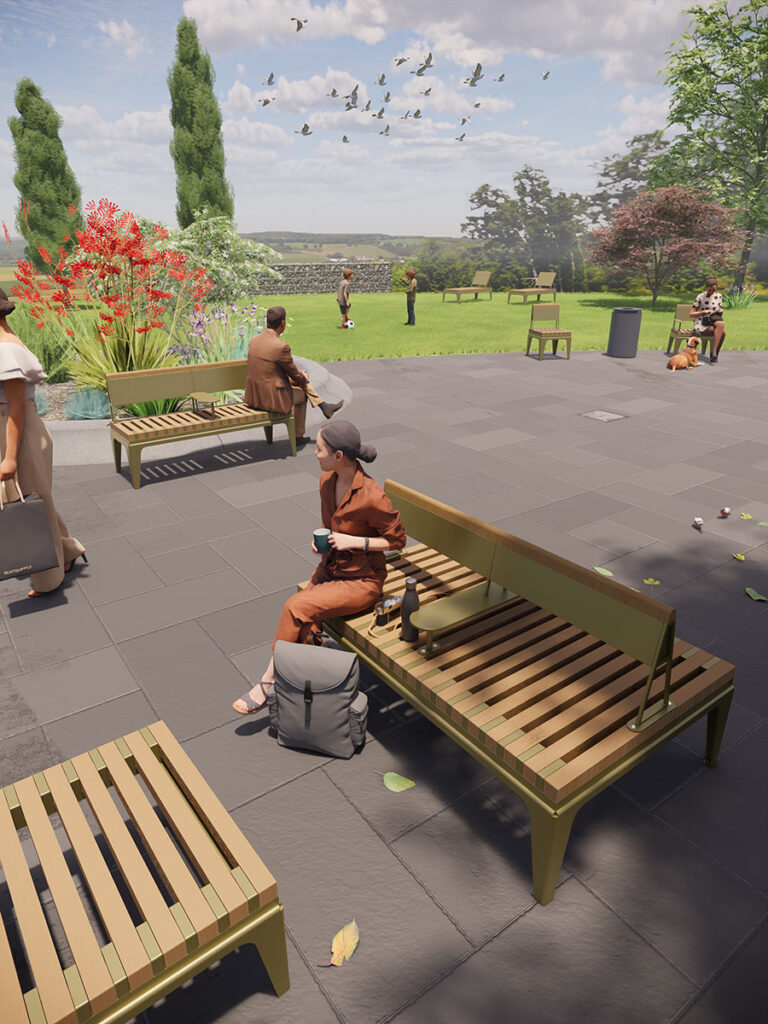 Urbencea-stella-assises-et-tables-assises-bancs-metal-bois-esapaces-publics-verts