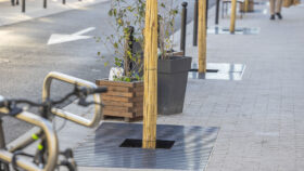 Urbencea-Réinventons-nos-espaces-de-vie-saint-maur-des-fosses-rue-baratte-cholet-amenagement-urbain-grilles-arbres-ouvrage-metallique-espace-vert