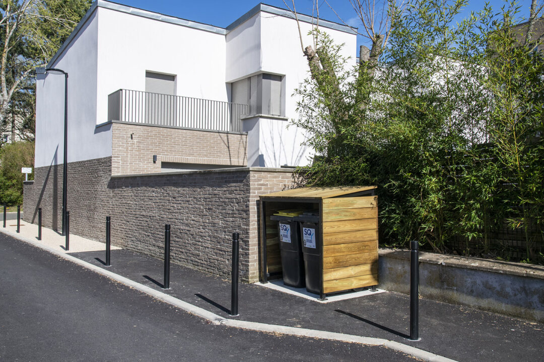 Urbencea-Réinventons-nos-espaces-de-vie-résidence-stravinsky-guyancourt-abri-ordures-ménageres-OM