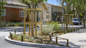 Urbencea-Réinventons-nos-espaces-de-vie-carpentras-avenue-ventoux-lisse-basse-acier-corten-végétalisation-protection-délimitation-voierie