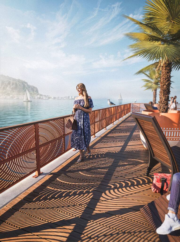 Urbencea-Réinventons-nos-espaces-de-vie-garde-corp-modele-cinetik-espace-maritime-bord-de-mer