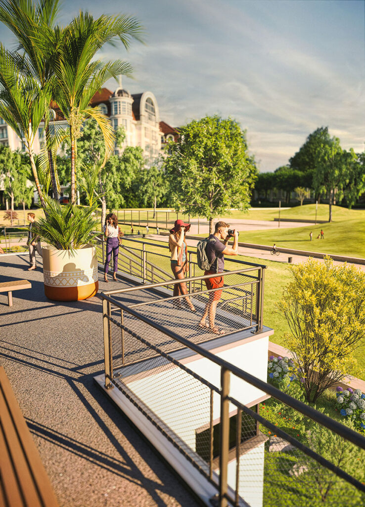 Urbencea-Réinventons-nos-espaces-de-vie-garde-corp-modele-mesh-parc-jardin-espace-urbain