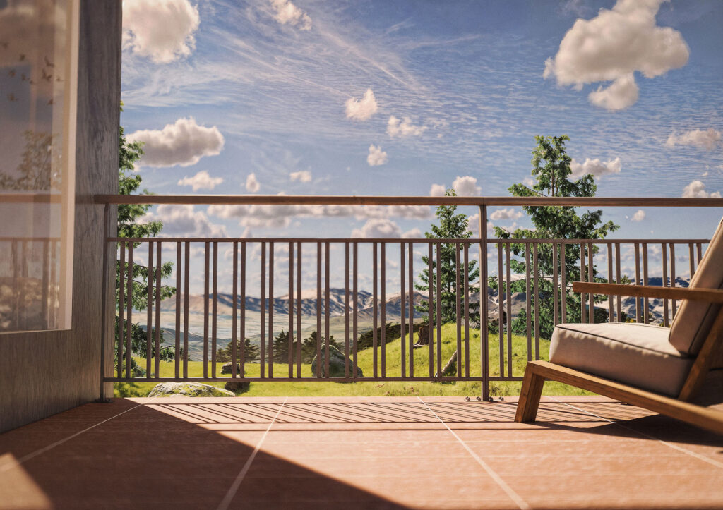 Urbencea-Réinventons-nos-espaces-de-vie-garde-corp-modele-twin-espace-montagnard-terrasse