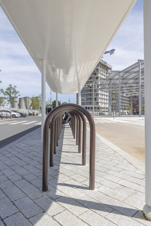 urbencea-reinventons-noes-espaces-de-vie-villejuif-ZAC-CAMPUS-GRAND-PARC-1-CHEMIN-MILITAIRE-stationnement-cycle-vélo-arceaux-abri-vélos-2-roues